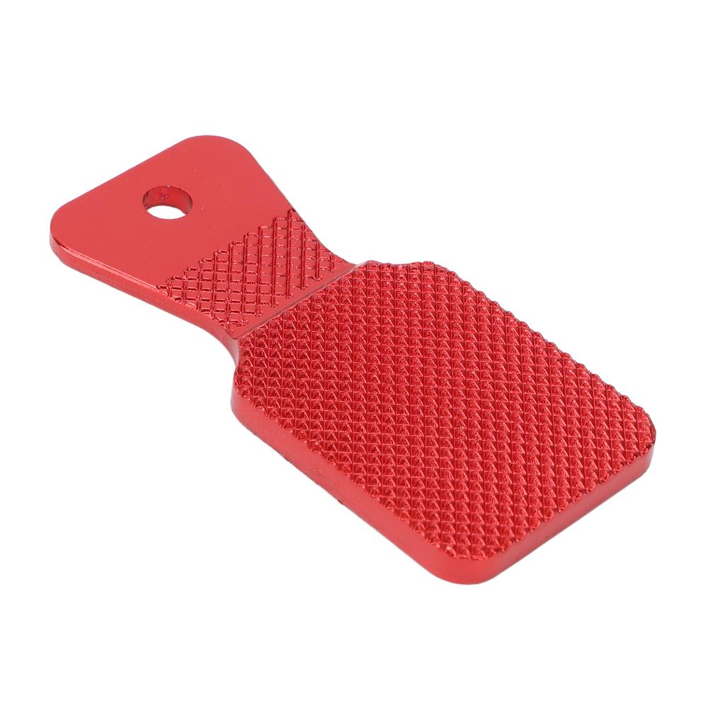 Pool Cue Tip Tapper Aluminum Ergonomic Fan Shaped Pool Cue Stick Tip Sander for Billiard Cue