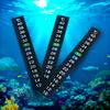 1-5 Stück Aquarium Fischbecken Streifen Aufkleber Verfärbungs-Thermometer Aufkleber Klebend Klebrig Doppelskala Aufkleber Temperaturwerkzeuge