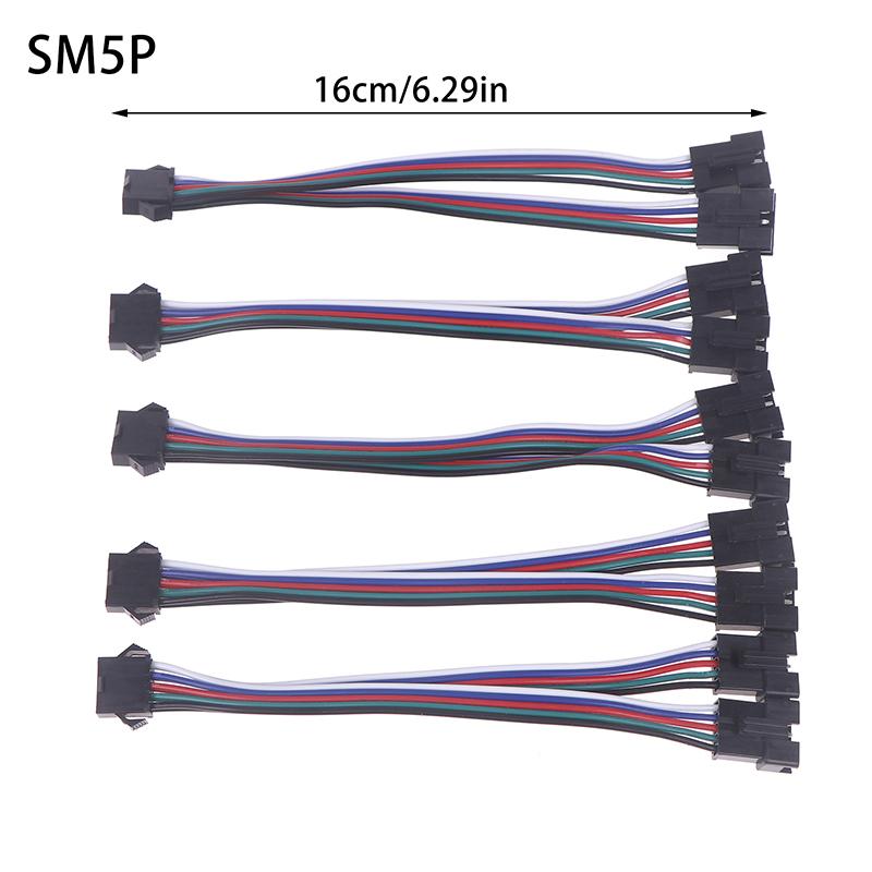 2Pin 3Pin 4Pin 5Pin 6Pin Led Splitter Connector Jst Sm Male Female Wire Cable For Ws2812 Ws2811 Sk6812 Rgb Rgbw Led Strip