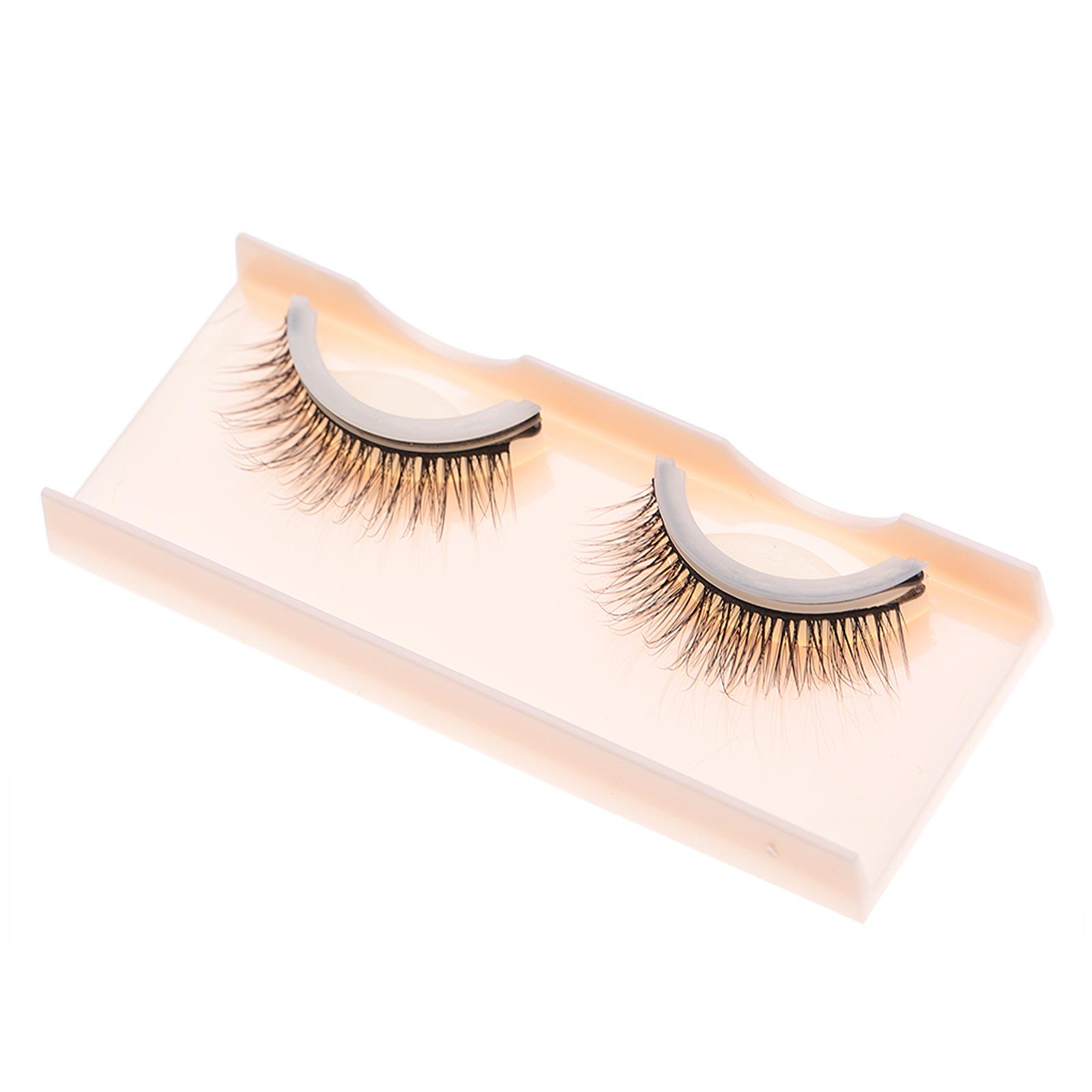 

3D Professional Self Adhesive Eyelashes No Stimulation False Eyelashes Extension 10# 3D-10