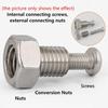 10pcs Stainless Steel Slotted Tapping Inserts for Enhances Durability and Easy Installation In Various Applications