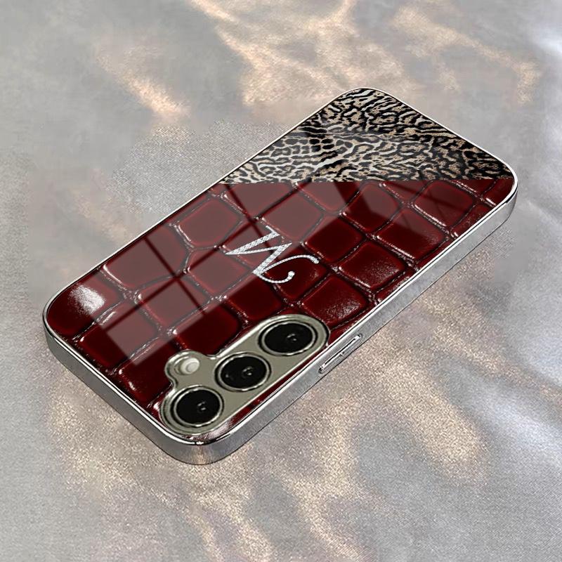 Custodia rigida in TPU Vetro Galvanizzato per Samsung Galaxy S26 S25 S24 S23 S22 S21 FE Ultra Plus Resistente ai Graffi Protezione Avanzata