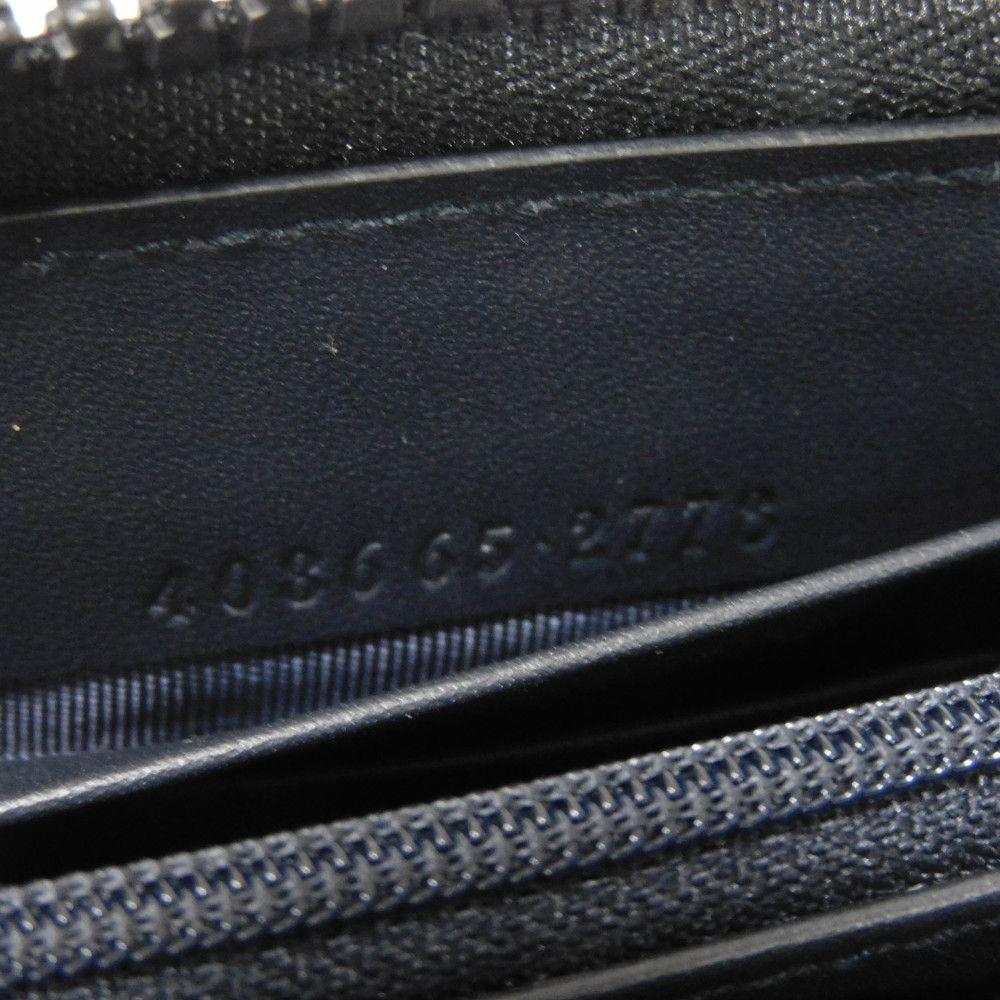 Used GG Blooms Zip Around Wallet (9539) 408665 KU2HN 8499 7940 Flora Blue Zip Around GG Supreme Beige Unisex from Japan