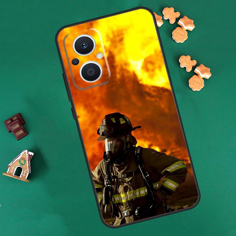Firefighter Heroes Case For OPPO Reno 14 13 12 11 F 10 Pro 8T 8 7 Lite Cover For OPPO Find X8 X6 X5 X9 Pro Coque