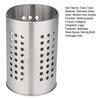 Drain Tube Cutlery Holder Organizer Drainer with Multiple Drainage Holes Stainless Steel Anti-Rust Chopstick Storage Box for Kitchen Tableware Storage