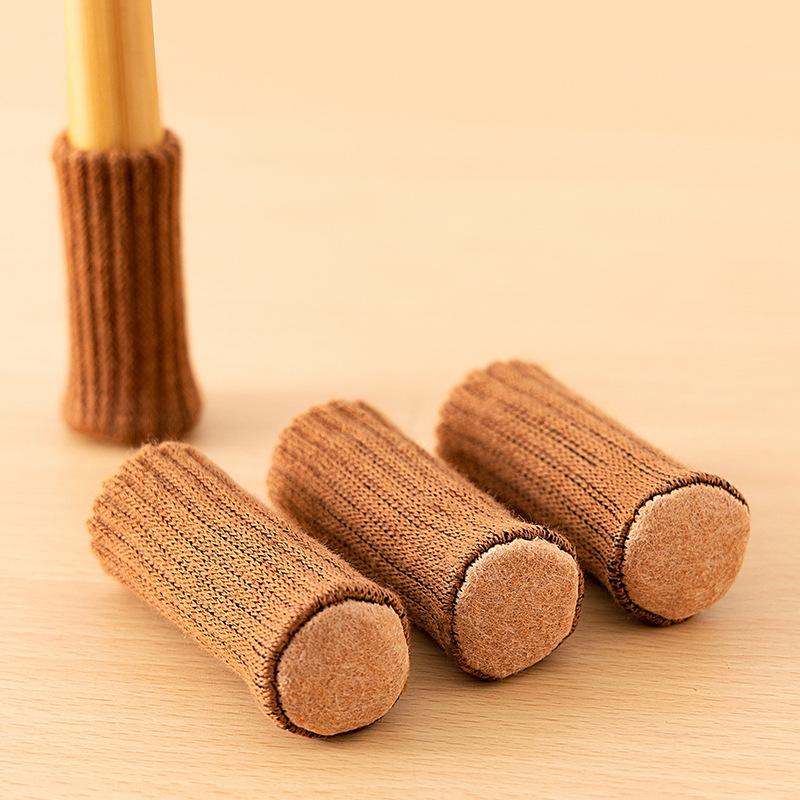 Chair Leg Socks, Knitted Furniture Floor Mats, Anti Slip, Silent, Thick, Convenient, Practical Household Items, Protecting
