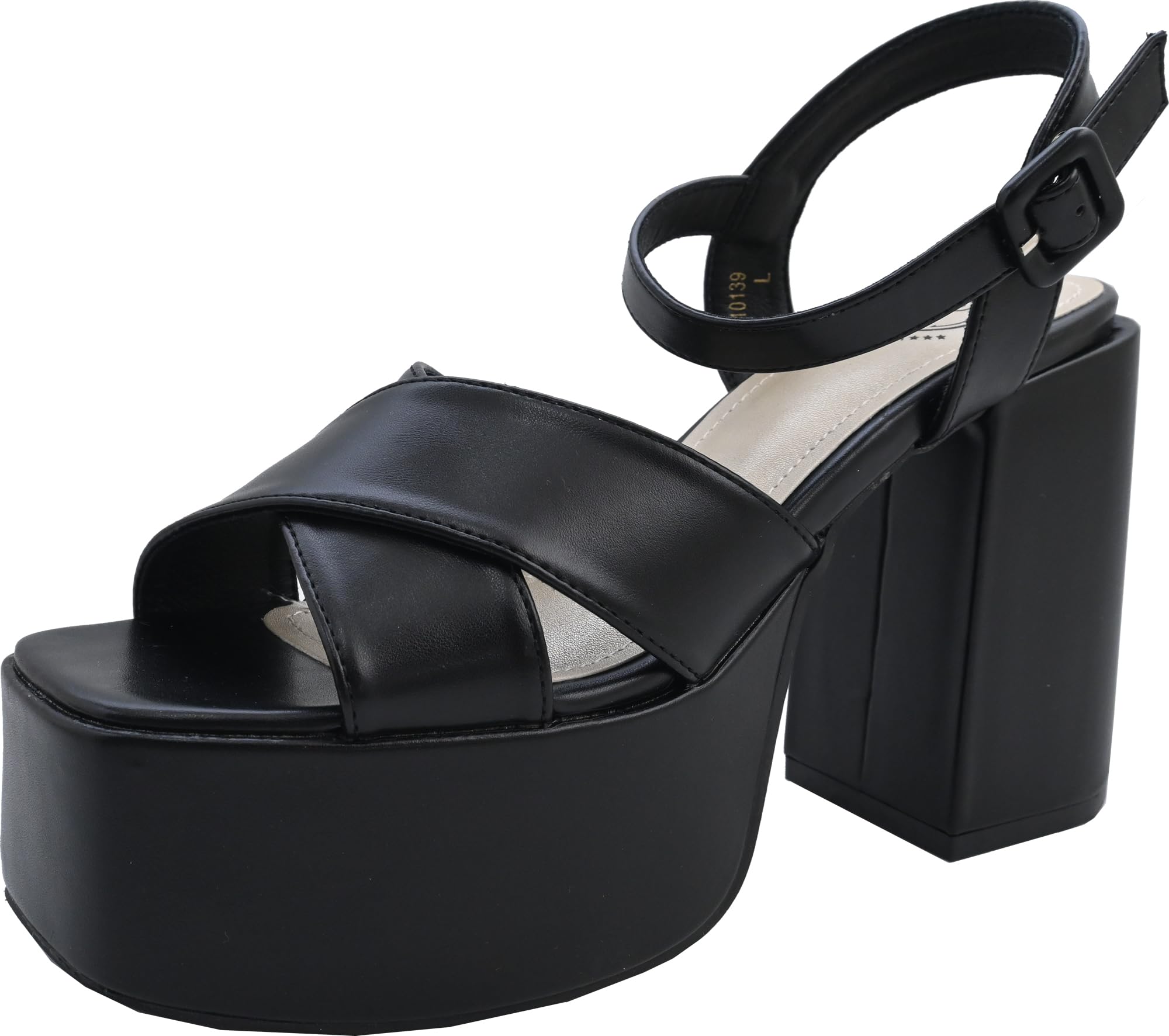 Sandals 2810139 Black cm [Yosuke] Women s 24.0 cm~24.5 чёрный