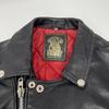 666 Black Death Tag England Double Rider Jacket Jacket 42 blackUsed