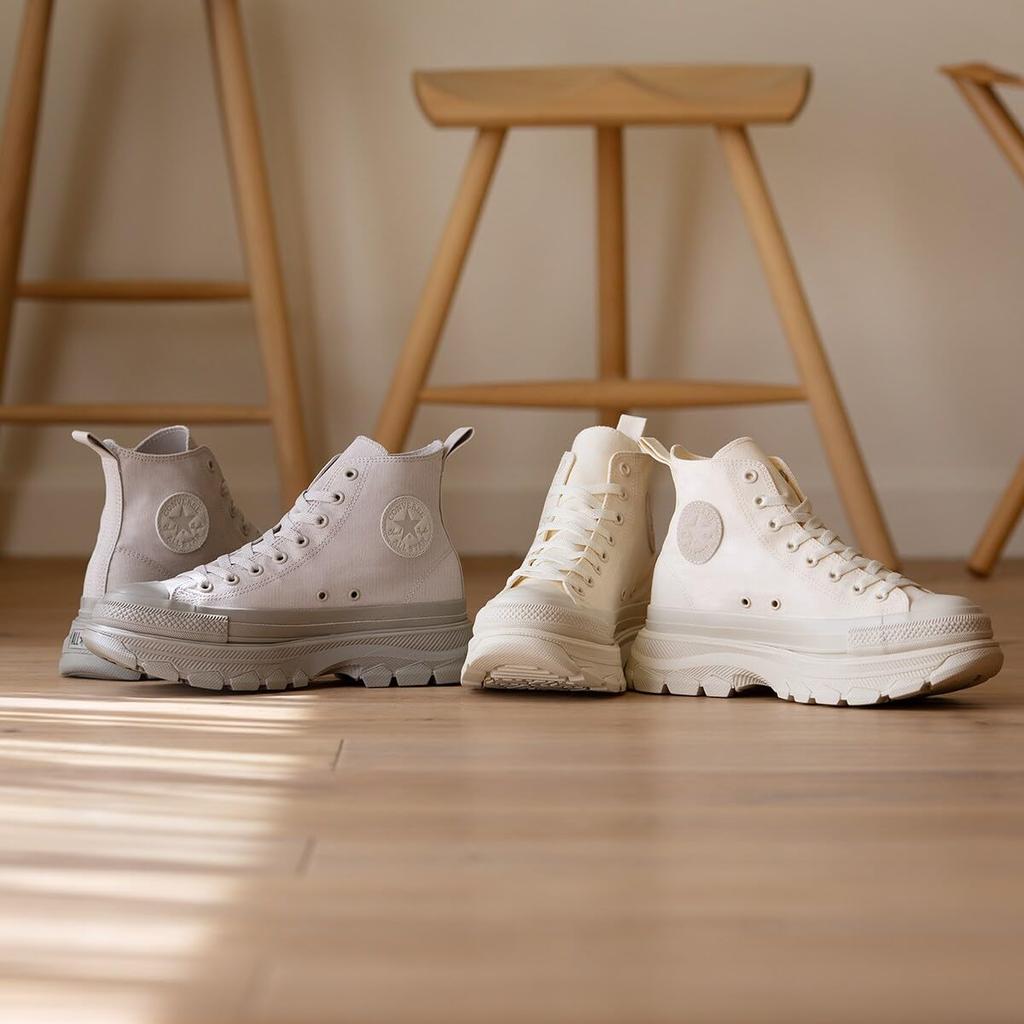 Converse All Star Trek Wave HI Feather Size Cm (R) Sneakers, Gray, 22.5