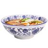 Shengjia 7-inch Blue and White Porcelain Noodle Bowl