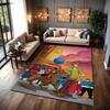 Scoobydoo Gang Together Theme Rug Soundproof Noisereducing Carpet For Living Room Bedroom Office Home Decor Birthday Gift