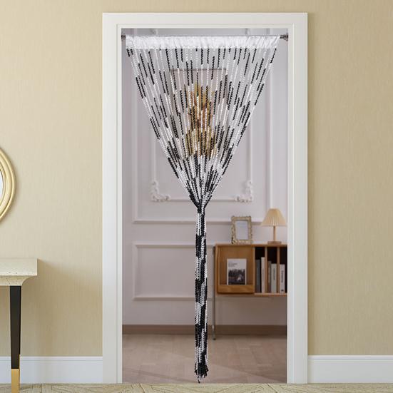 Spiral String Door Curtain Decorative Tassel Curtain Wall Panel Room Divider Fringe Screen Blind for Home Living Room Bedroom