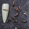 20Pcs Decorative Fade-Resistant Delicate Easy Paste Manicure Decor Twist Nail Ornament Manicure Decor
