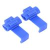 50PCS Lock Wire Electrical Cable Connectors 0.75 to 2.5mm² T-Tap Type Quick Splice Connectors Blue Insulation Displacement