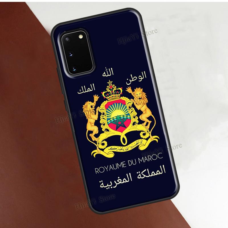 Marocco Maroc Bandiera Marocchina Cover per Samsung Galaxy S22 Ultra S21 S20 FE Note 20 S8 S9 S10 Note 10 Plus Custodia per telefono