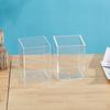 Acrylic Transparent Pen Holder Storage Tube Pencil Pot Diy Cute Table Gift Stationery Office Gadgets Makeup Brush Pencil Holder