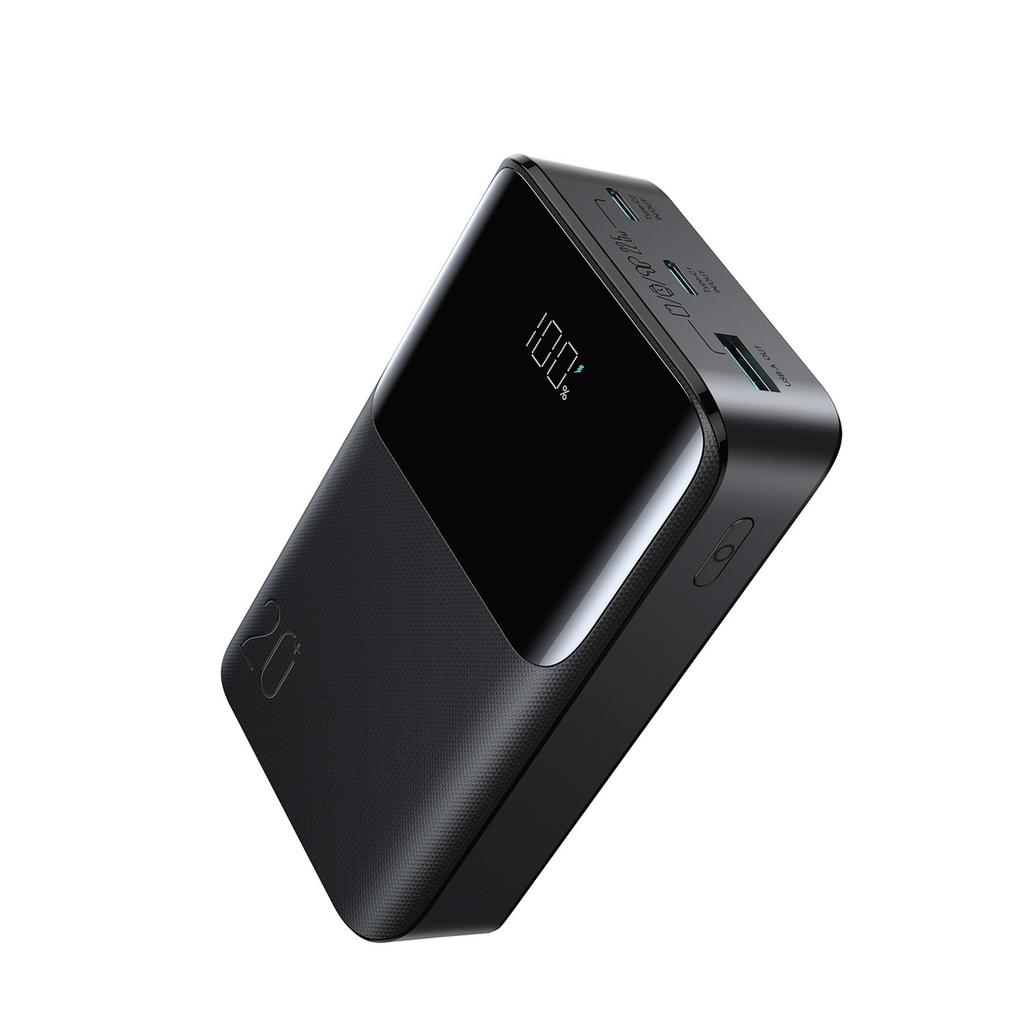 Powerbank 20000mAh 22.5W USB-A USB-C with Display JR-QP192 Mini - Black