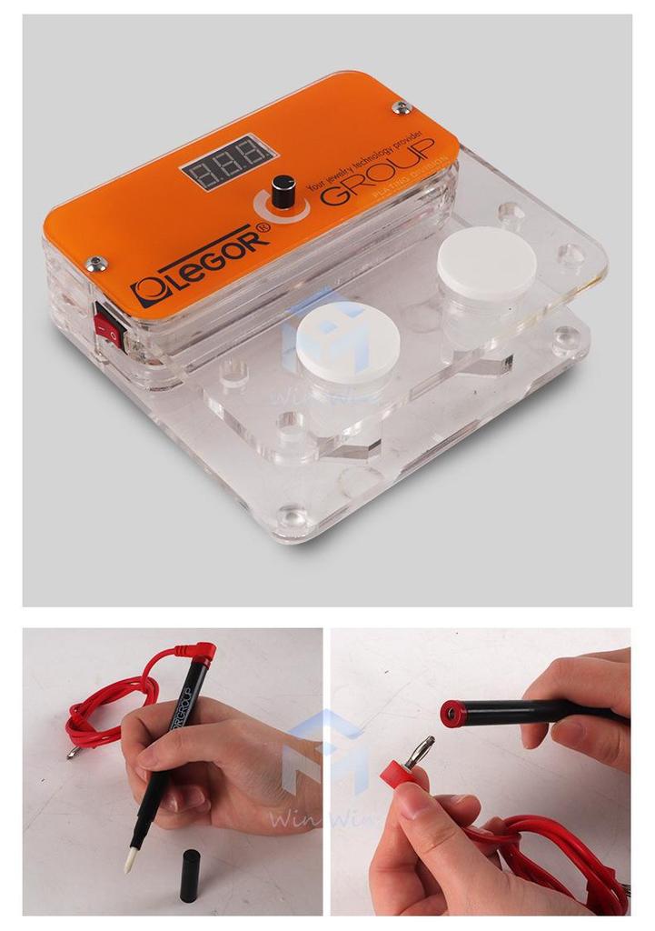Machine d'Électrodéposition Type Stylo Dorure pour Bijoux et Tâches de Dorure Locale