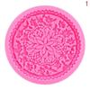 Creative Lace Vine Silicone Mold Flower Round Lace Cupcake Silicone Fondant Mould Cake Decor Baking Icing Mold