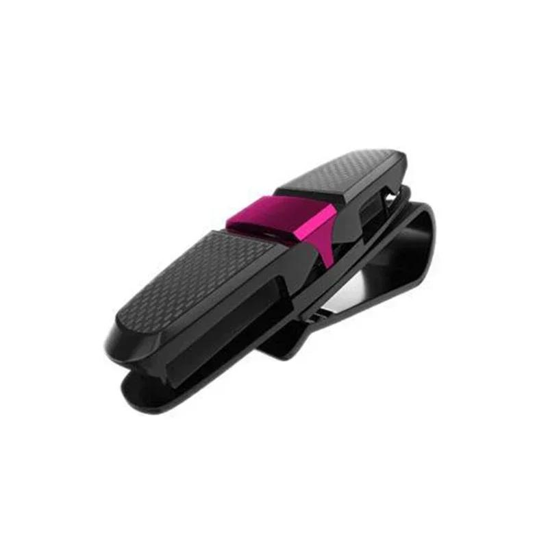 Car Sunglasses Frame Carbon Fiber Bills Glasses Clip Multi Function In Car Creative Eye Box Card Double Headed Clip On Board