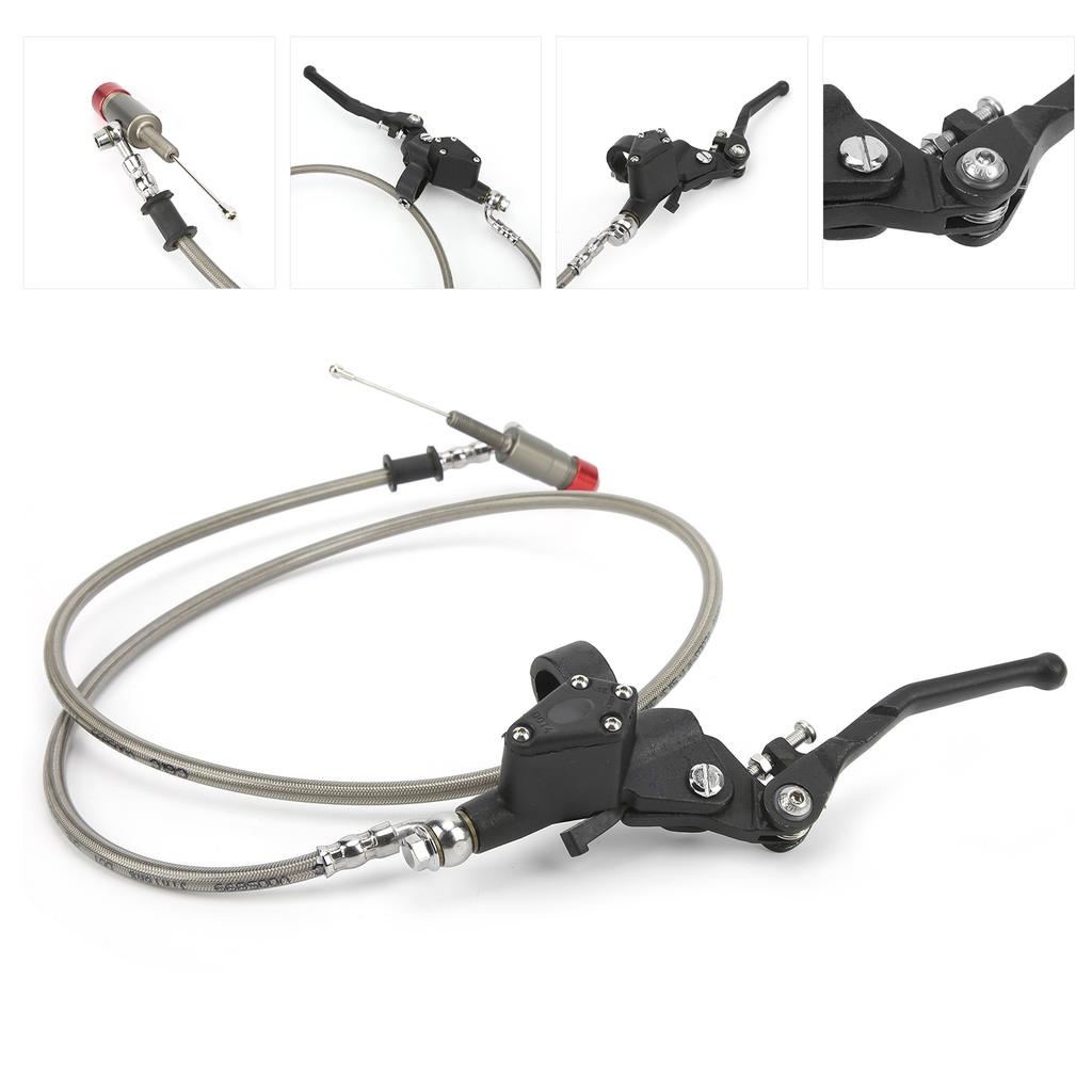 78in Hydraulic Clutch Brake Lever with 47.2in Cable for 125cc 150cc 180cc 200cc 250cc Off Road