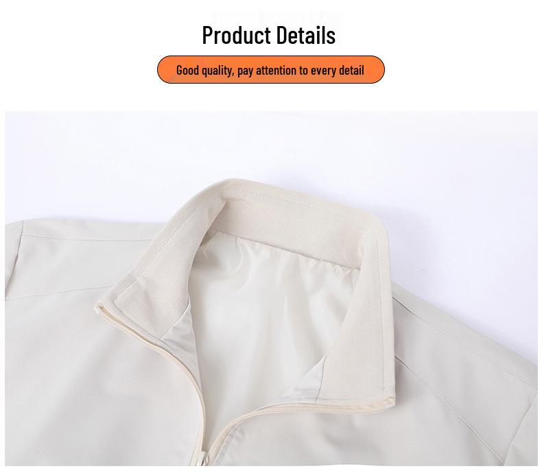 Men's Trendy Executive Stand Collar Jacket - Autumn/Winter Business Style, Simple Casual Design, Cotton-Padded