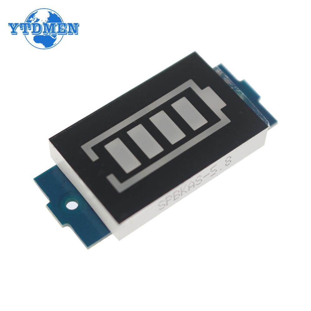 

1PCS 4S Lithium Battery Capacity Indicator Module 16.8V Display Electric Vehicle Battery Power Tester белый