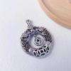 Necklace Double Dragon Playing with Pearls to Protect the Lord and Safe Button Retro Men's and Women's Pendant