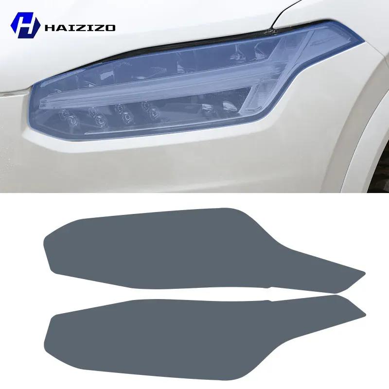 Pentru Volvo XC90 2015-2025 Folie protectoare faruri auto Autocolant protector TPU negru afumat anti zgârieturi și anti zgârieturi refit