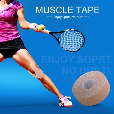 1 Rolle elastisches Baumwoll-Klebeband zur Behandlung von Muskelzerrungen, Verletzungen und Sportverletzungen
