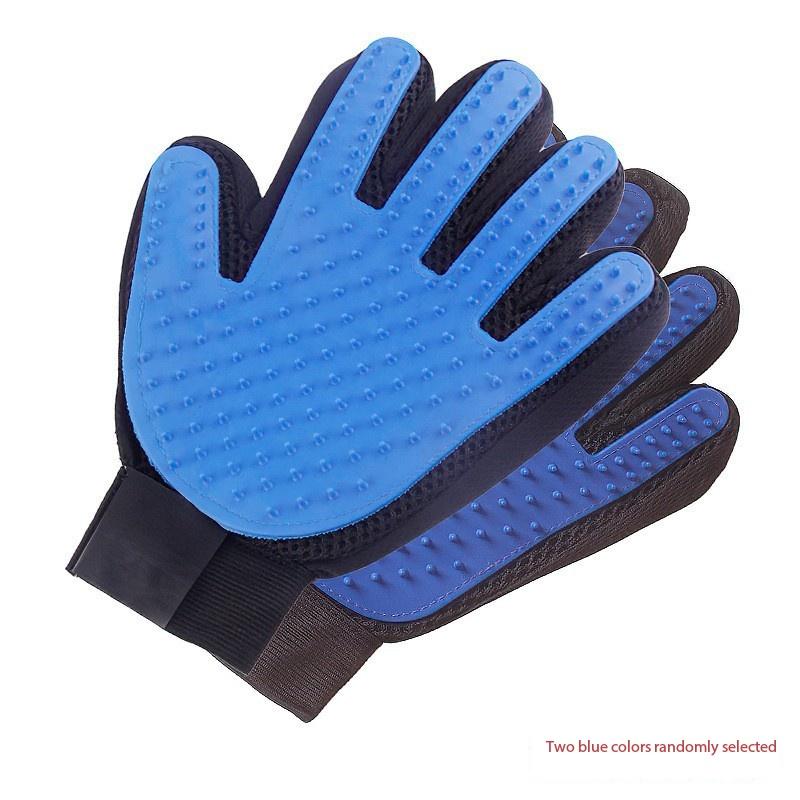 Pet No-Wash Disposable Deodorizing Hair-Removing Wet-Cleaning Bath Gloves No-Rinse Formula for Cats Dogs-6-Piece Pet Supplies