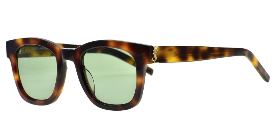 Saint Laurent Paris Women's and Men's Unisex Sunglasses, Asian Fit, SL M124 002 49 0 [Parallel Import]
