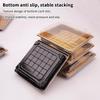 10 Pcs Disposable Sushi Box Home Takeaway Beef Lamb Sliced Salmon Covered Packaging Box Square Sushi Plate Meal Box Containers
