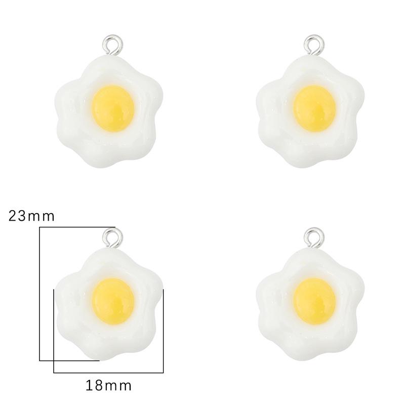 DIY pryskyřičné šperky a doplňky: Přívěsky Žlutá kachnička, Včelka, Růžový medvídek, Kobliha, Dinosaurus, Vejce, Lízátko.