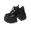 Fashion NEW Chunky Sneakers 2024 Autumn Casual Vulcanized Shoes Woman High Platform Breathable PU Leather 8CM Women Sports Dad Shoes