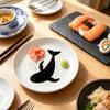 Zee Walvis Dipschaaltje Schattig Kruidenbordje voor Sojasaus En Azijn Multifunctioneel Lepelhouder Sieraden Opbergbakje Leuk Cadeau voor Eten En Dier
