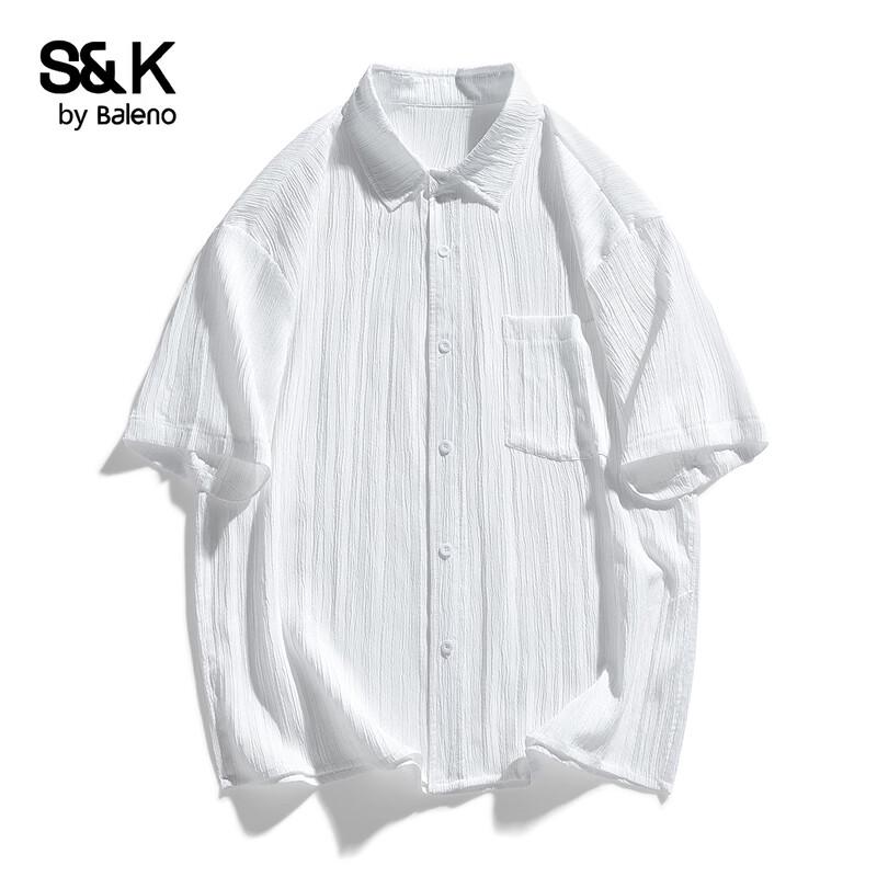 Baleno Men s S&K Series Lightweight Breathable Casual Short-Sleeve Shirt XL