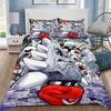 B-Boo Ghost Duvet Cover Pillowcase 3D Print King B-Boo Bedding Set Bedroom Bed Twin Full Queen Size for Kids Children Room gift