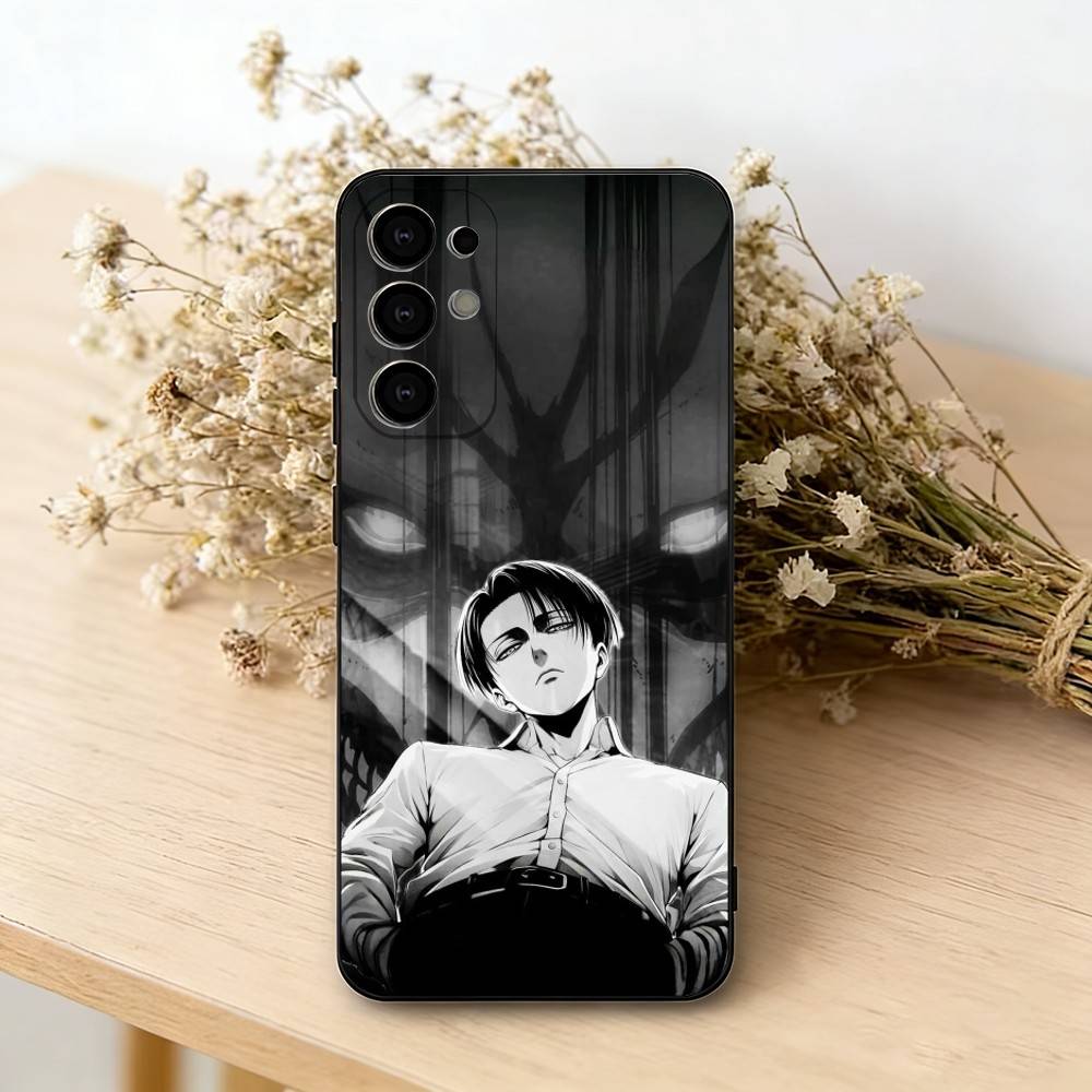 

A-Атака титанов L-Леви A-Аккерман Чехол для телефона для Samsung S25,S24,S21,S22,S23,S30,Ultra,S20,Plus,Fe, Мягкий силиконовый черный чехол Samsung S26ULTRA
