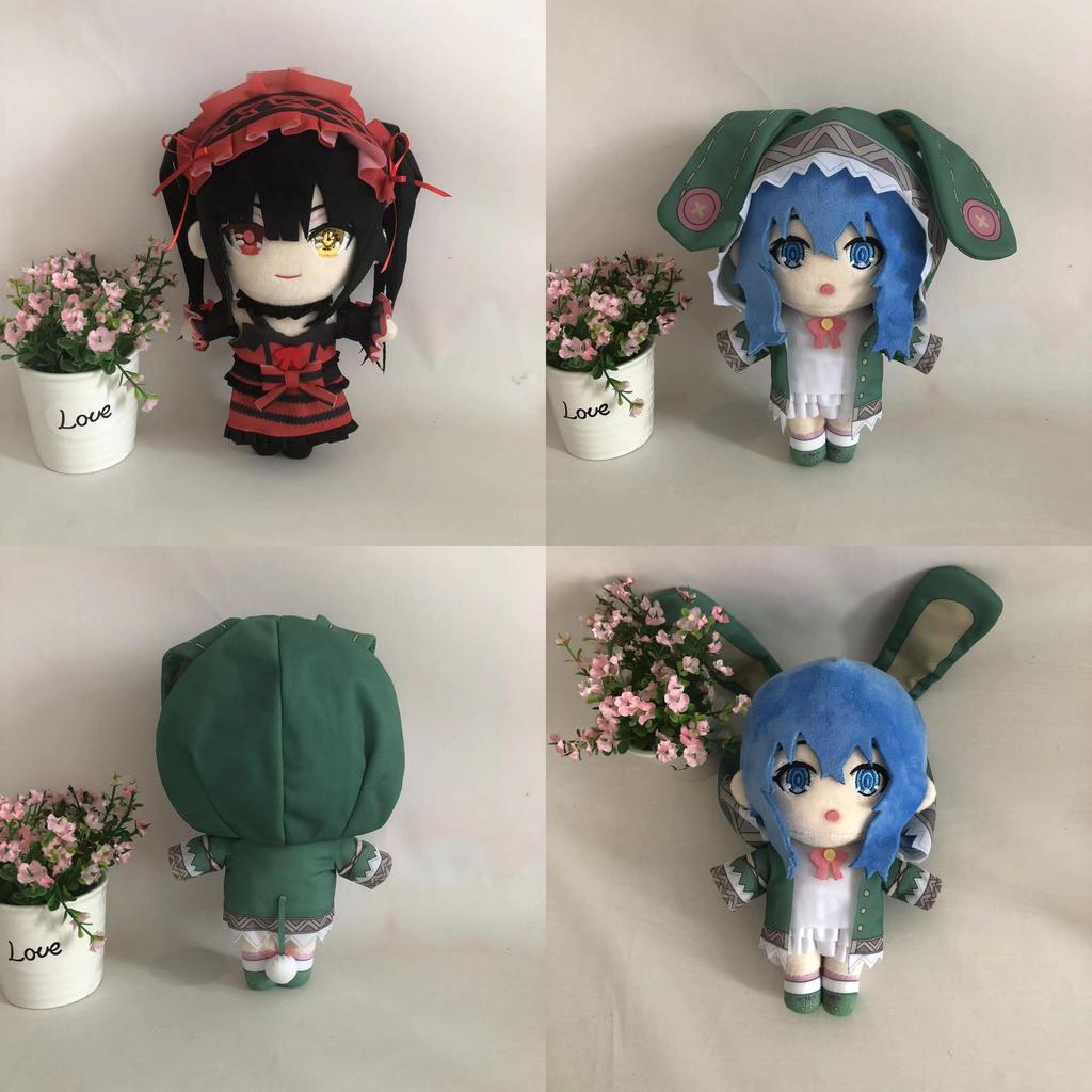 Anime Date A Live Kurumi Tokisaki Plush Toy Doll With Removable Clothes Soft And Huggable Gift For Girls