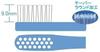 De Prodent Proxident 1611P Brosse à dents 1611 Life Smile Original Cotton [Set 50] [Avec set]