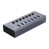 BT2U3-7AB Hub with 7x USB-A Switches - Gray