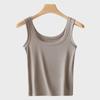 Square Neck Ribbed Tank Top for Women – Plus Size, Curvy, Racerback, Slimming Layer