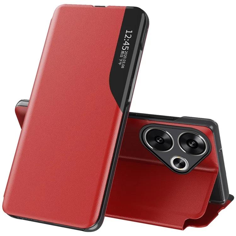 For Xiaomi Poco F6 5G Redmi Turbo 3 5G Case Stand Leather Phone Cover with View Window