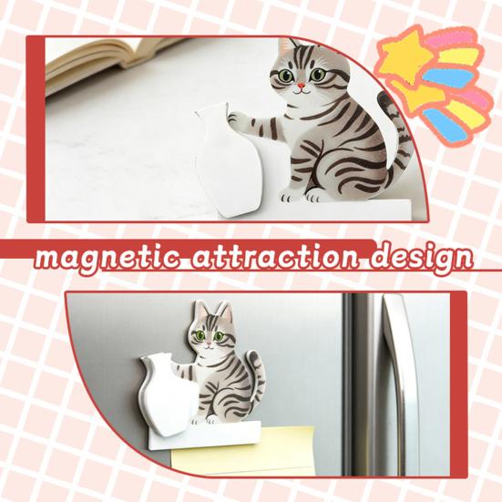 1/2/3Pcs Cat Whiskers Holder Refrigerator Magnet Cats Hair Miniature Vase Collector Container Pet Memorial Keepsake Decoration Animal Lovers Gift