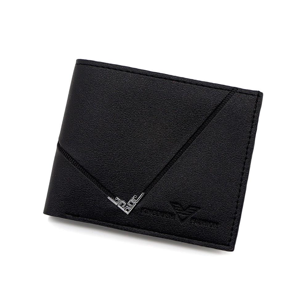 Men's Fashion Business Wallet with Multi-Card Slots and Embossed Eagle Design