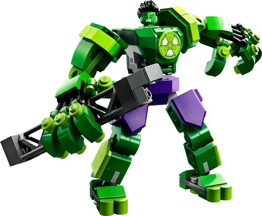 LEGO Super Heroes Hulk Mech Suit Toy, Gift, Building Blocks, for Boys and Girls, Ages 5, 6, 7, 8, Elementary School Students, Educational Toy, 76241