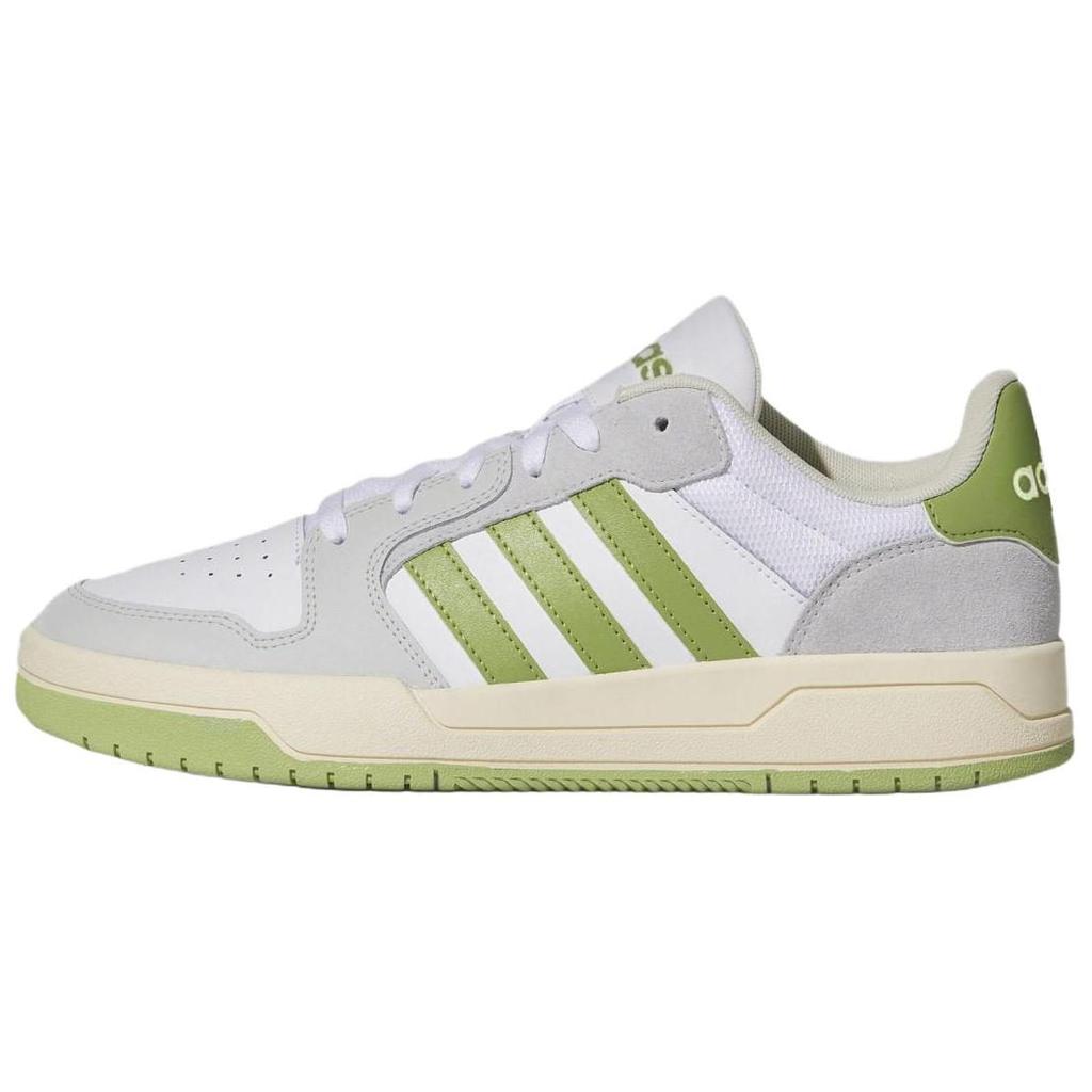 adidas ENTRAP Low Top Skateboard Shoes Unisex White Gray Green KH8205