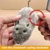 1/5Pcs Plush Wind-Up Mouse Toy-Fun Interactive Mechanical Moving Animal Toy, for Cats Dogs Kids Playtime Pranks, Durable Pet Toy