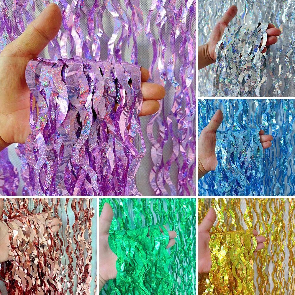 1x2m Dekorační balónková dešťová závěs Pozadí Stěnové závěsy pro narozeninovou oslavu Svatba Dekorace